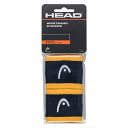 Head Striped Wristband 2.5" Navy / Banana Head Striped Wristband 2.5" Navy / Banana
